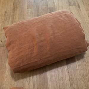 Quince KING/CAL KING 100% European Linen Duvet Cover with 2 Pillow Cases